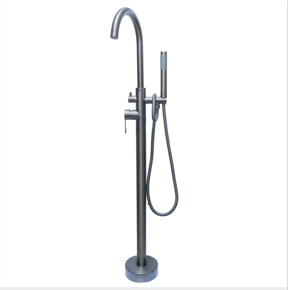 FREE STANDING BATH FILLER - gun grey